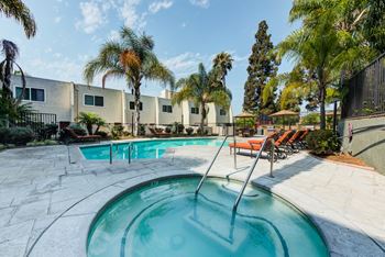 Spa And Pool View at Parkway Plaza Apartments, California, 90230